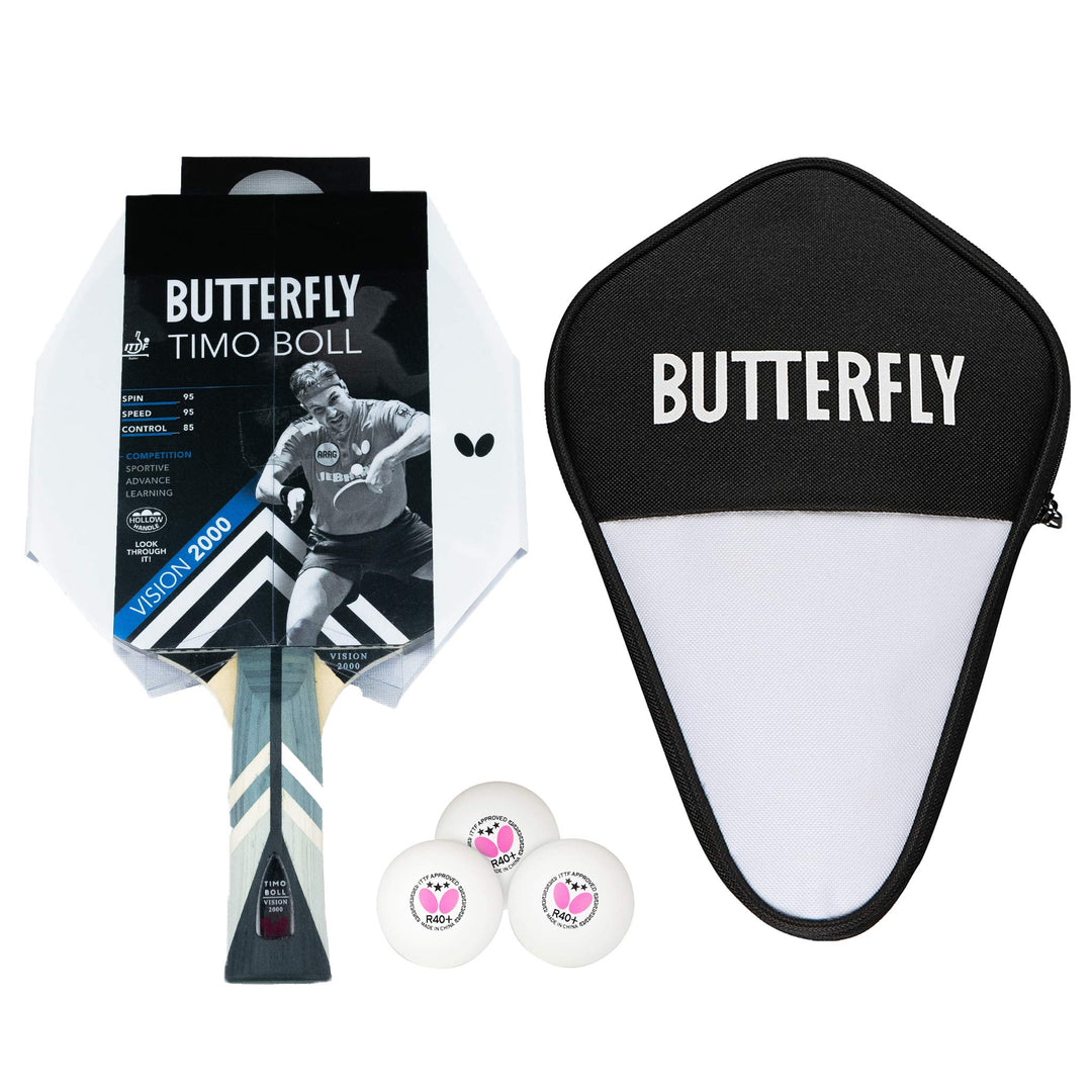 Butterfly® Timo Boll Vision 2000 Tischtennisschläger | Tischtennis Racket Bat TT Profi Wettkampfschl