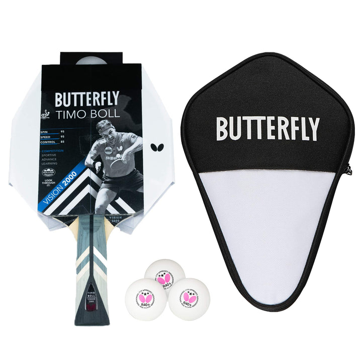 Butterfly® Timo Boll Vision 2000 Tischtennisschläger | Tischtennis Racket Bat TT Profi Wettkampfschl