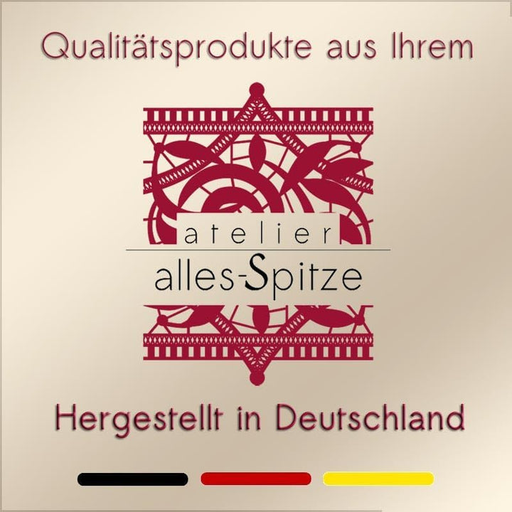 Moderne Scheibengardine Sancia mit Ranken-Stickerei aus Plauener Spitze weiss-gelb-dunkelgrau in 3 H