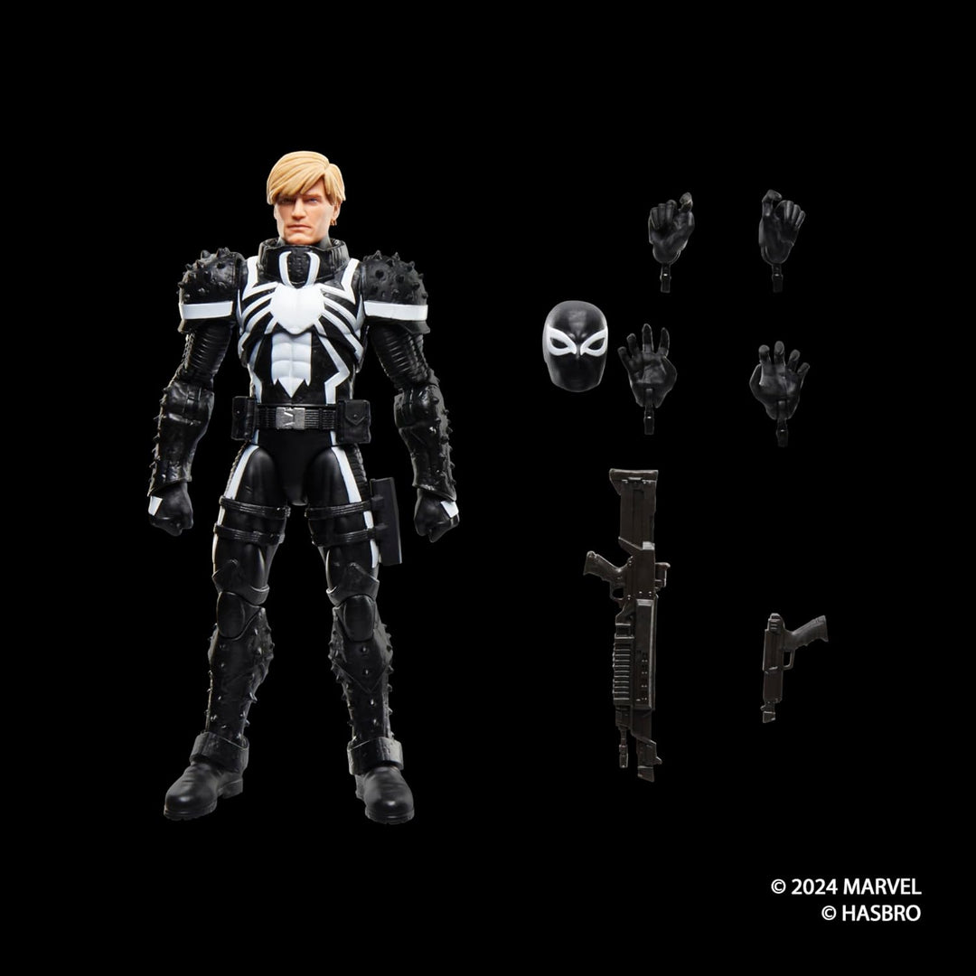 Marvel Legends Series Agent Venom (Flash Thompson) Action-Figur zu den Comics, Schwarz, Agent Venom