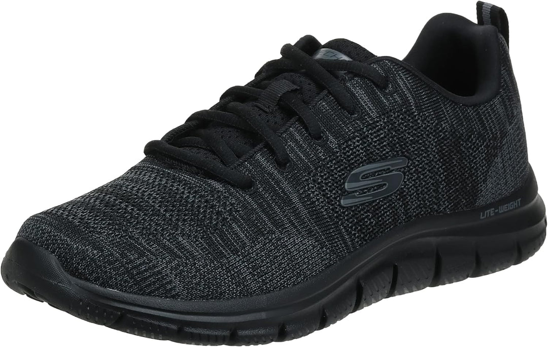 Skechers Herren 232298 BBK Sneaker 42 EU Black Knit Black Trim, 42 EU Black Knit Black Trim