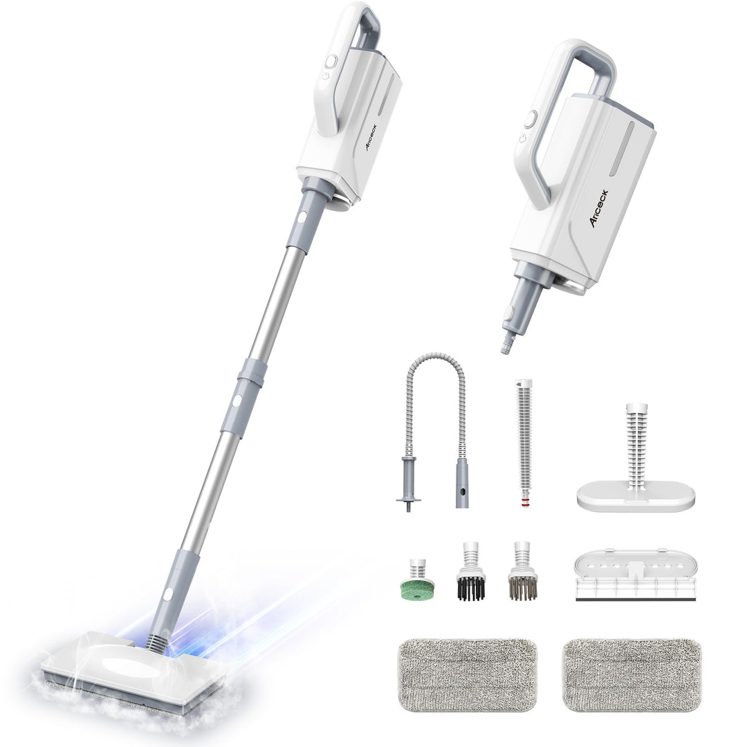 Multifunktionaler Dampfreiniger Ariceck FV07 – 99,9%* Desinfektion, Aufheizzeit 15 Sekunden, 250 ml