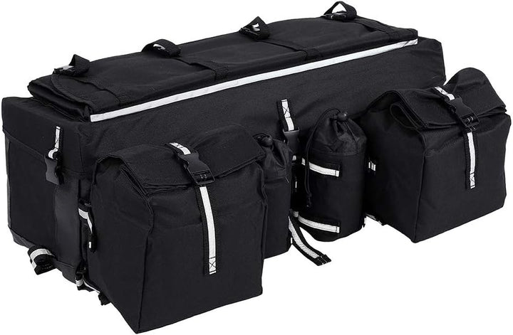 Wakects ATV-Tasche, Universal Soft ATV Quad Bag, Reissfeste Und Verstellbare Gurtbänder Satteltasche