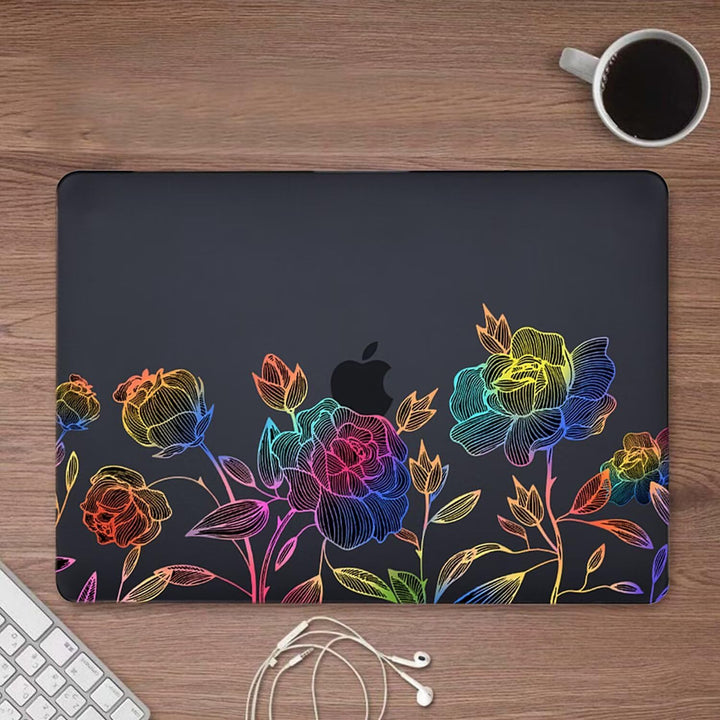 Fancity Hülle Kompatibel mit MacBook Air 13 Zoll 2020 2021 A2337 M1 A2179 A1932, Plastik Hartschale