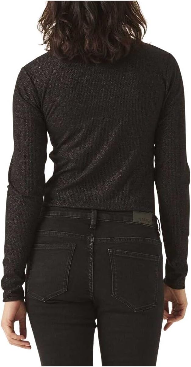 GARCIA Damen Long Sleeve T-Shirt XXL Schwarz, XXL Schwarz