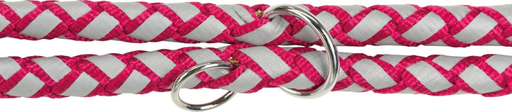 TRIXIE Hundeleine Cavo V-Leine L–XL, 2,00 m ø 18 mm in fuchsia - verstellbare Leine mit reflektieren