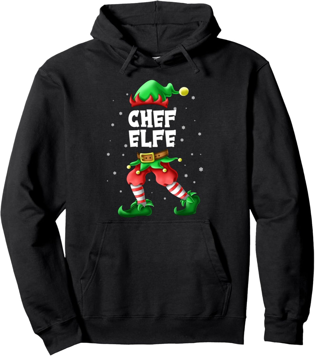 Chef Elfe Partnerlook Familien Outfit Weihnachten Pullover Hoodie