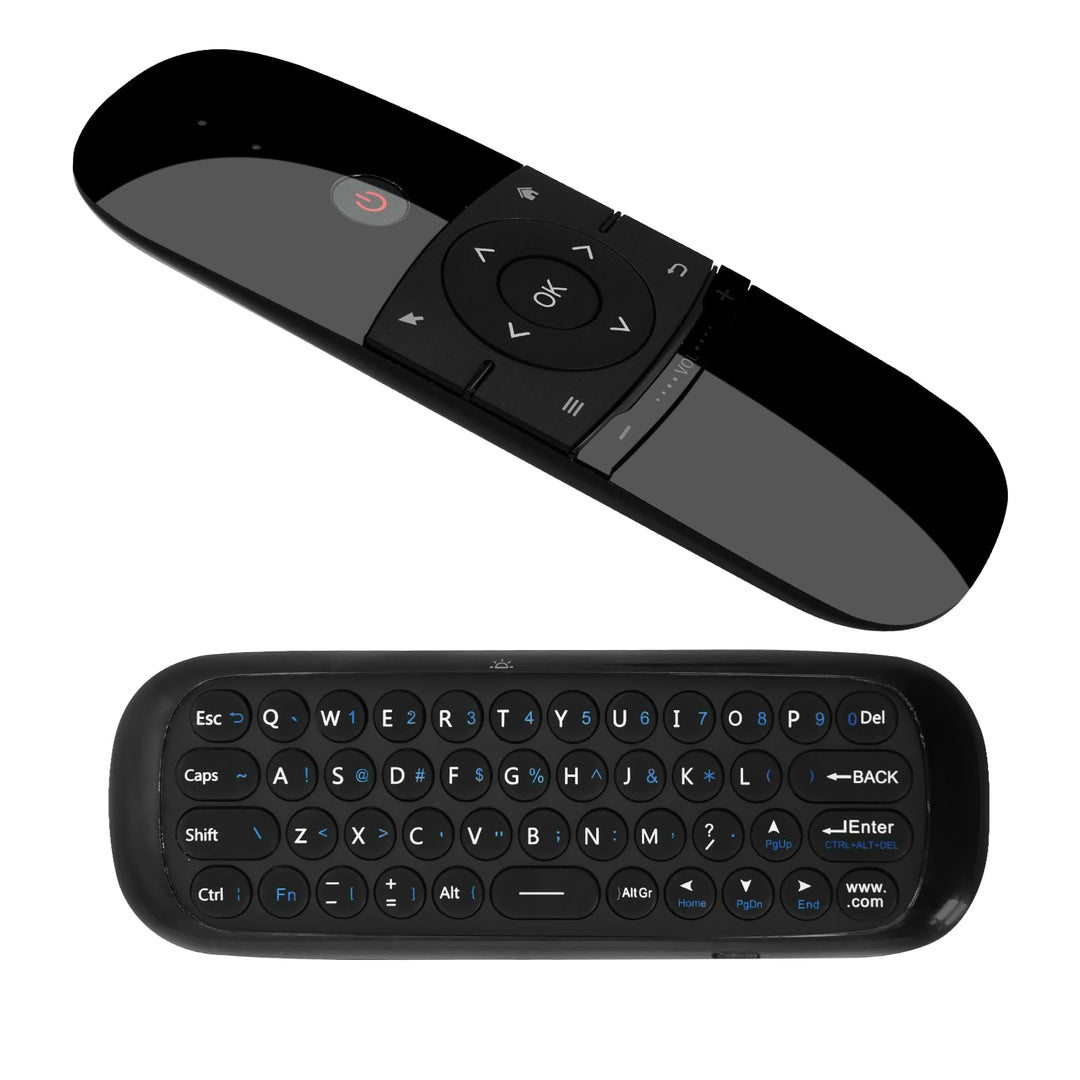 Air Mouse Fernbedienung mit IR-Lernfunktion, 2.4G Air Mouse Remote Control mit Tastatur und Maus Fun