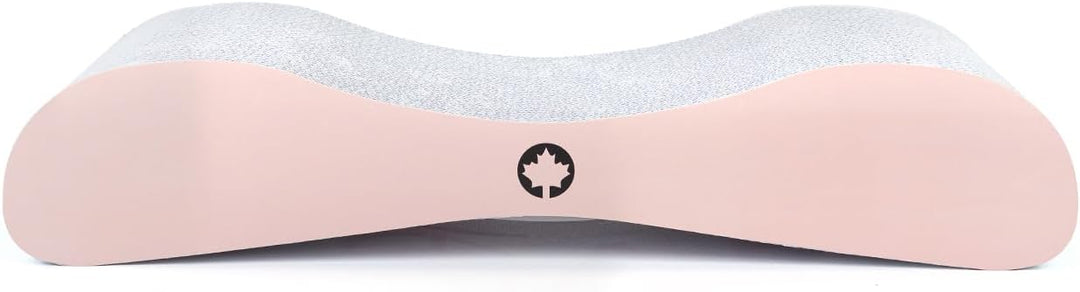 CanadianCat Company | Kratzbrett für Katzen - Satellite 2.0 - rosa - Love Kratzpappe, Kratzwelle, Kr