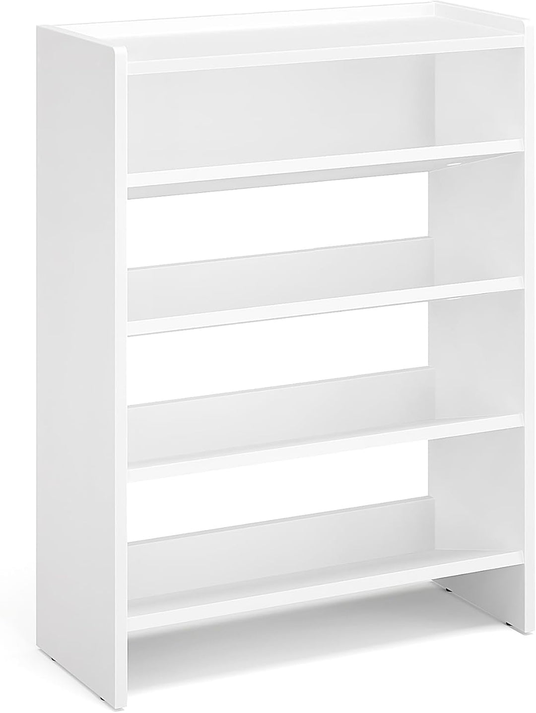 KOMTO Schuhregal Schmal - Schuhablage Flur mit 4 Ebenen Offener Schuhschrank Schuh Organizer Platzsp