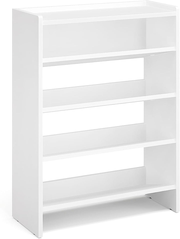 KOMTO Schuhregal Schmal - Schuhablage Flur mit 4 Ebenen Offener Schuhschrank Schuh Organizer Platzsp