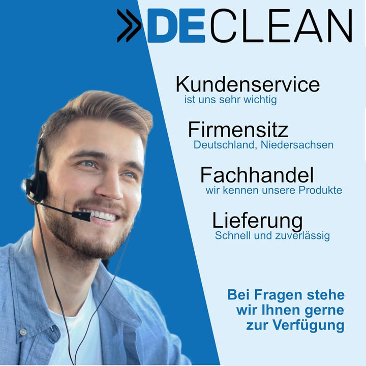 DeClean 2 Staubsauger Verlängerungs Rohr 35 mm, Staubsaugerrohr aus Kunststoff, Kompatibel mit Bosch