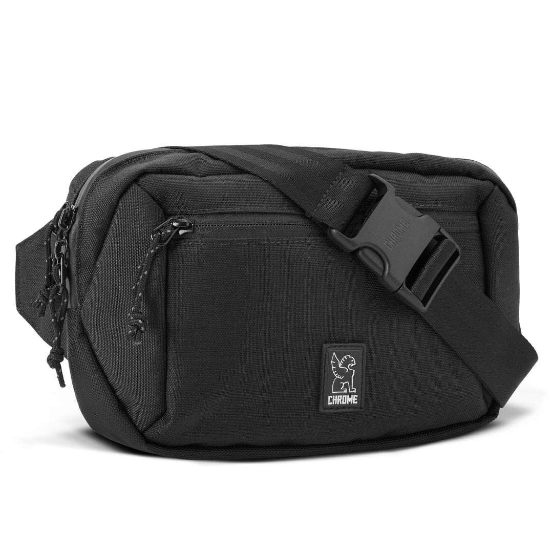 Chrome Ziptop Waistpack, 3 Liter, Black BK 3 Liter Black Bk, 3 Liter Black Bk