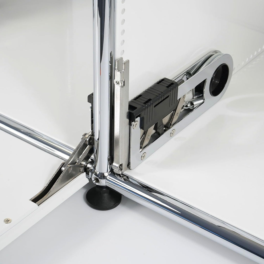 Klapptür 350x350 9010 Reinweiss mit Montageset kompatibel mit USM | Passend für USM Haller · Stahl p