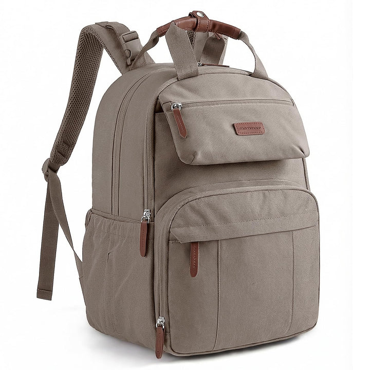 mommore Wickelrucksack, grosse, erweiterbare Wickeltasche für 2 Kinder/Zwillinge, strapazierfähige B