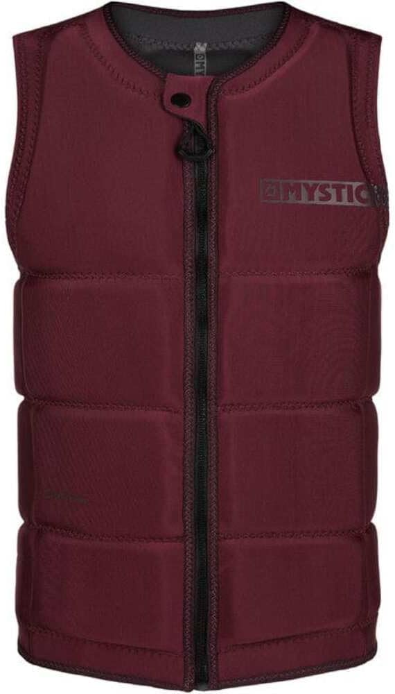 Mystic Watersports - Surf Kitesurf & Windsurfen Herren Star Impact Weste Top Front Zip - Oxblood Red