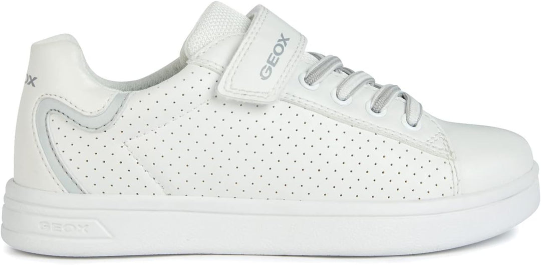 Geox Jungen J Djrock Boy Sneaker 29 EU White Lt Grey, 29 EU White Lt Grey