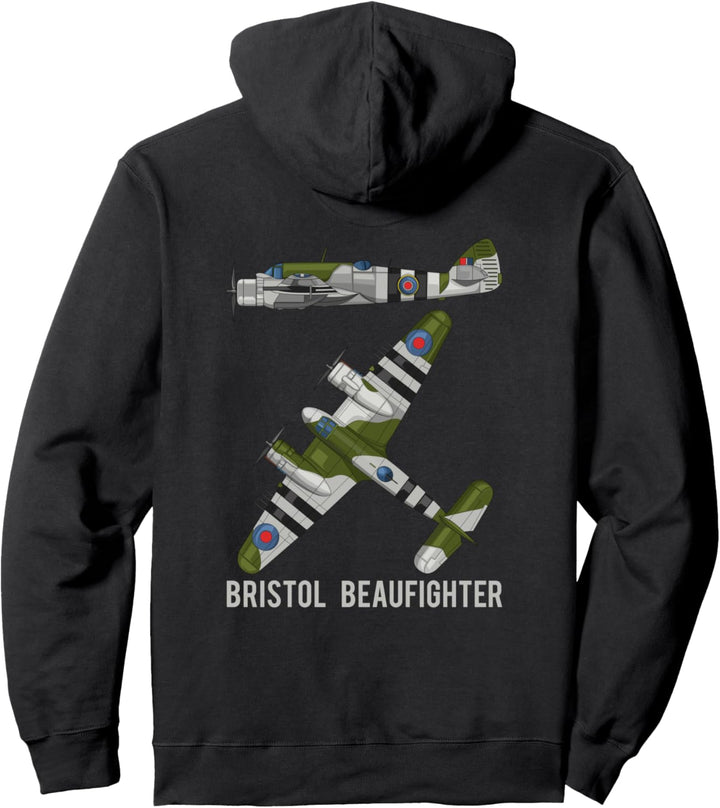 Bristol Beaufighter Britisches WW2 Flugzeug Flugzeug Pullover Hoodie