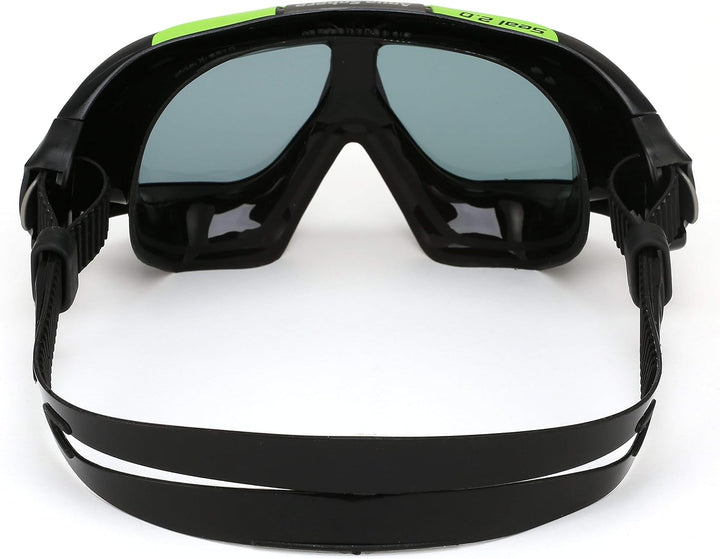 Aquasphere Unisex Seal 2.0 Schwimmbrille Schwarz Grün, Schwarz Grün