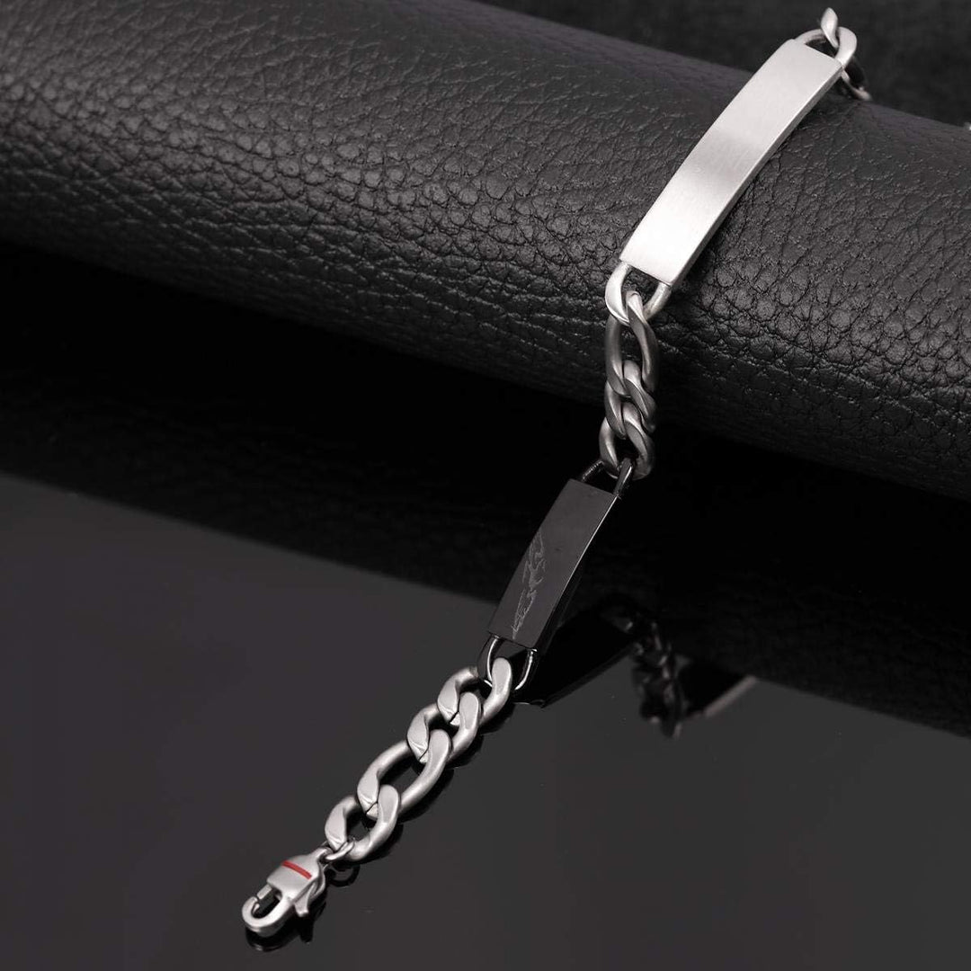 SECTOR Herren Armband, ENERGY Kollektion, aus Edelstahl, Lack - SAFT57 Silber, Silber