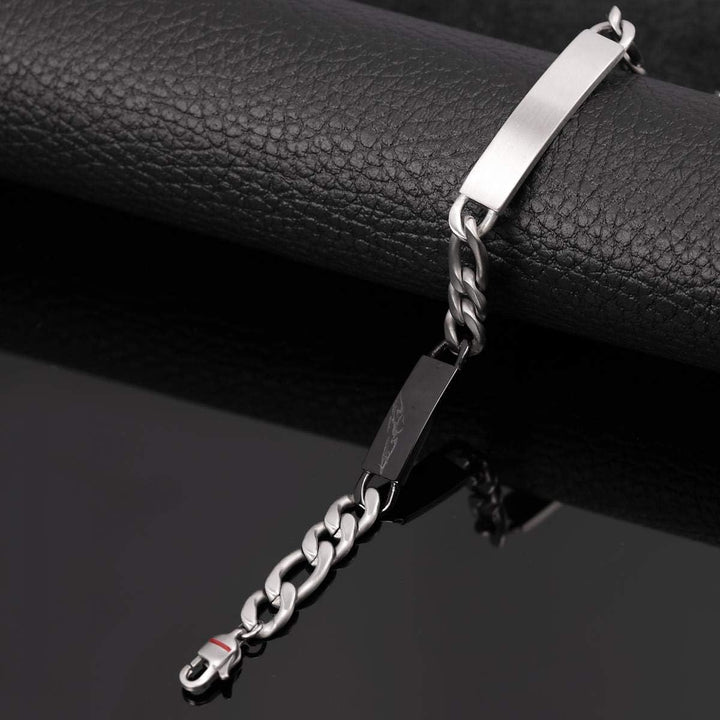 SECTOR Herren Armband, ENERGY Kollektion, aus Edelstahl, Lack - SAFT57 Silber, Silber