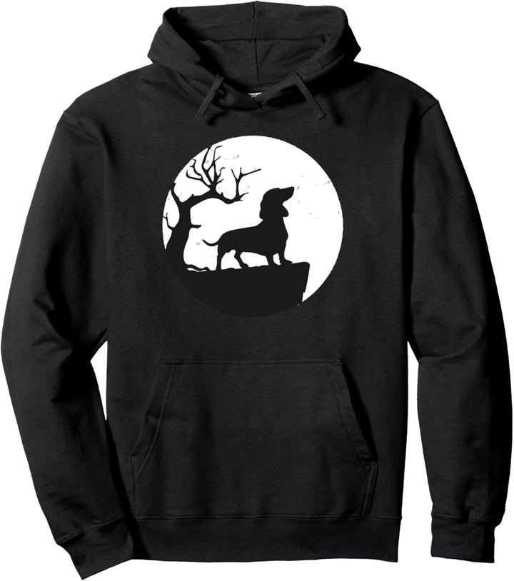 Dackel Retro Pullover Hoodie