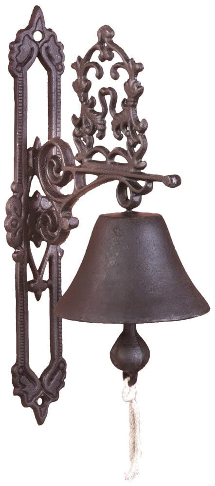Esschert Design, Türglocke Klassik Antik braun, 13 x 26 x 20 cm, CB1