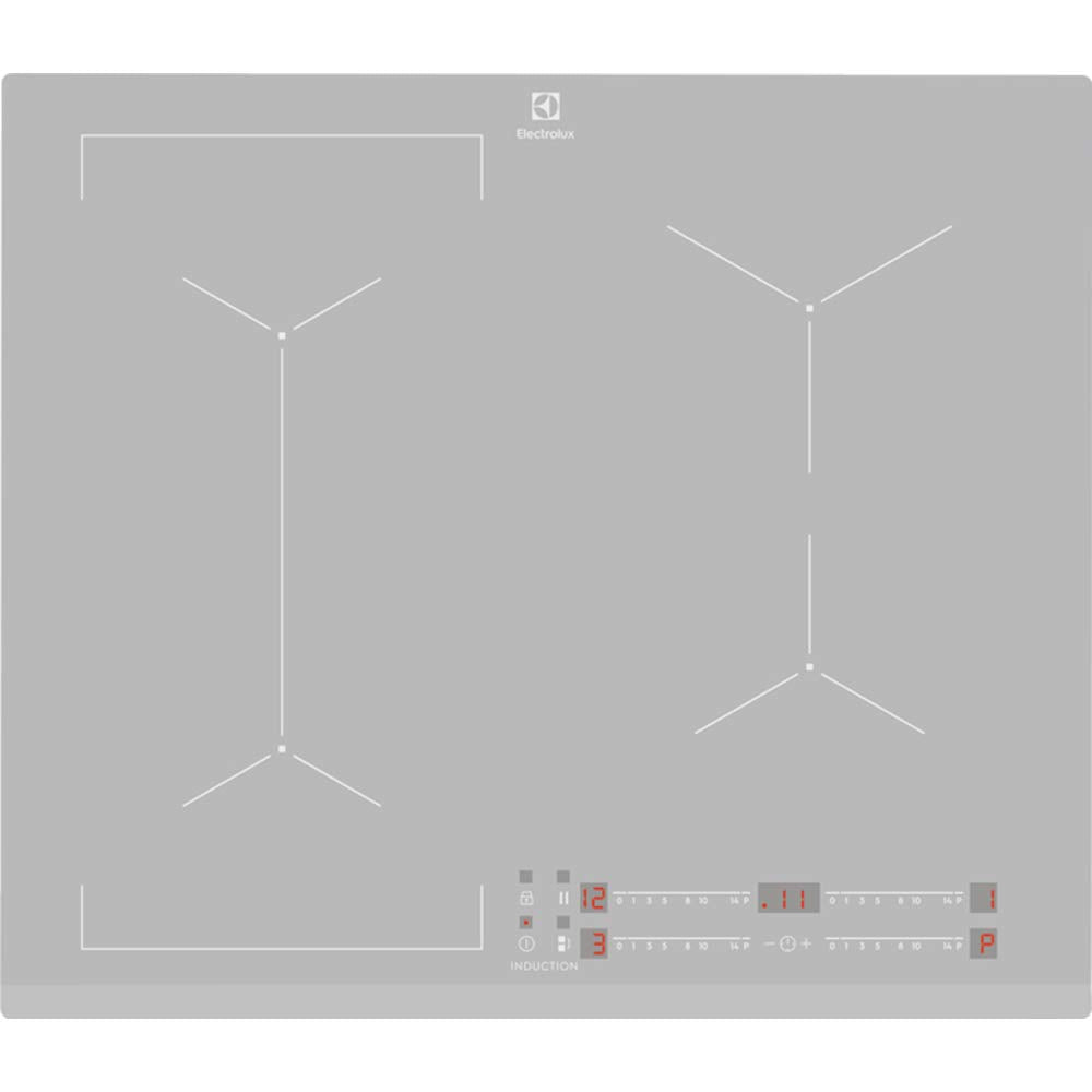 Electrolux EIV63440BS Induktionskochfeld, Glass