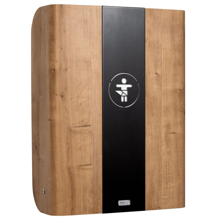 Wickeltisch Pamplona Eiche/Timkid Kawaform midi- klappbar als Wandwickeltisch, Formholz, Eiche, inkl