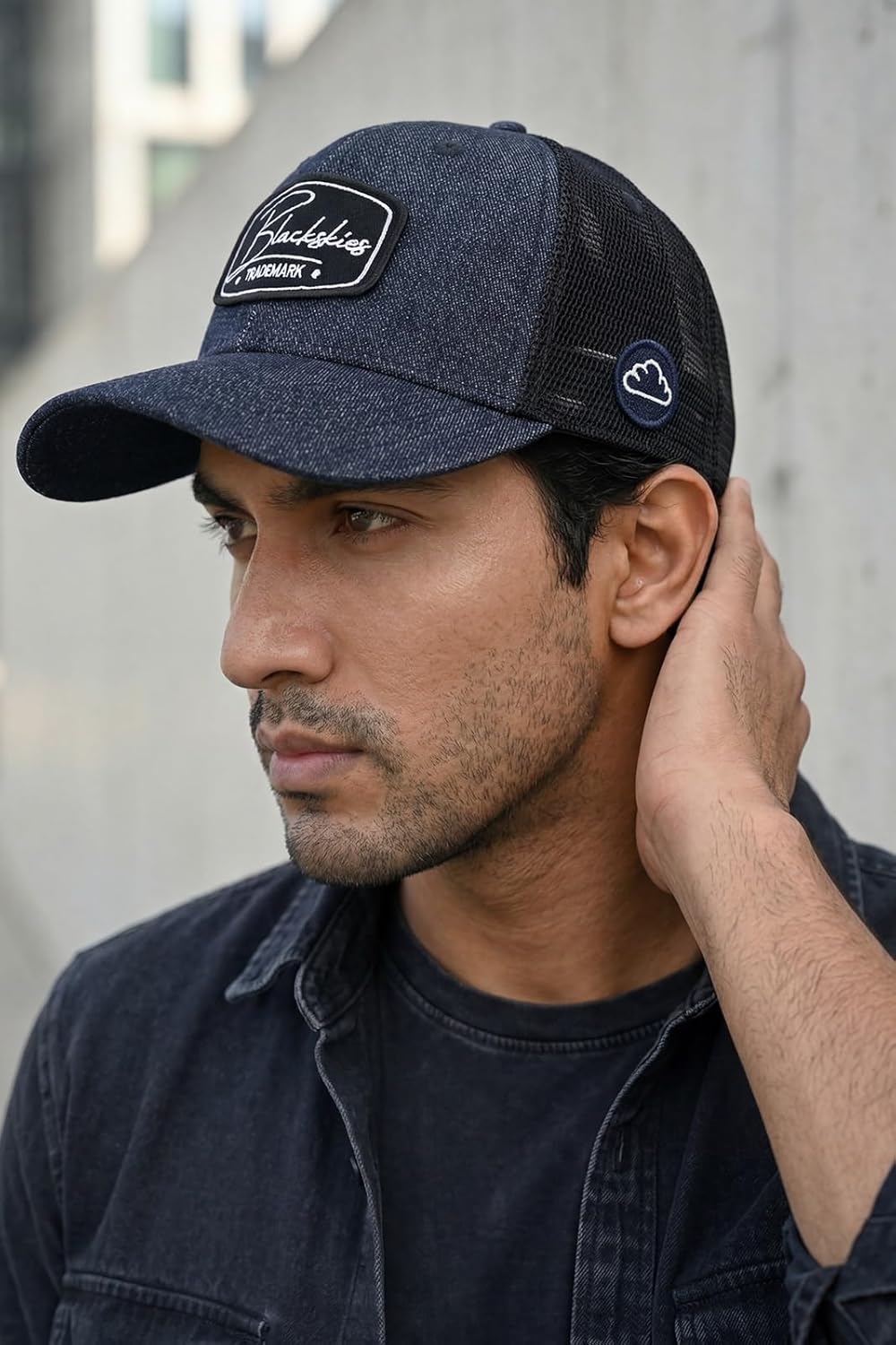 Blackskies® Race Baseball Cap | Herren Damen Premium Trucker Cap | Snapback Schirm Mütze Kappe Basec