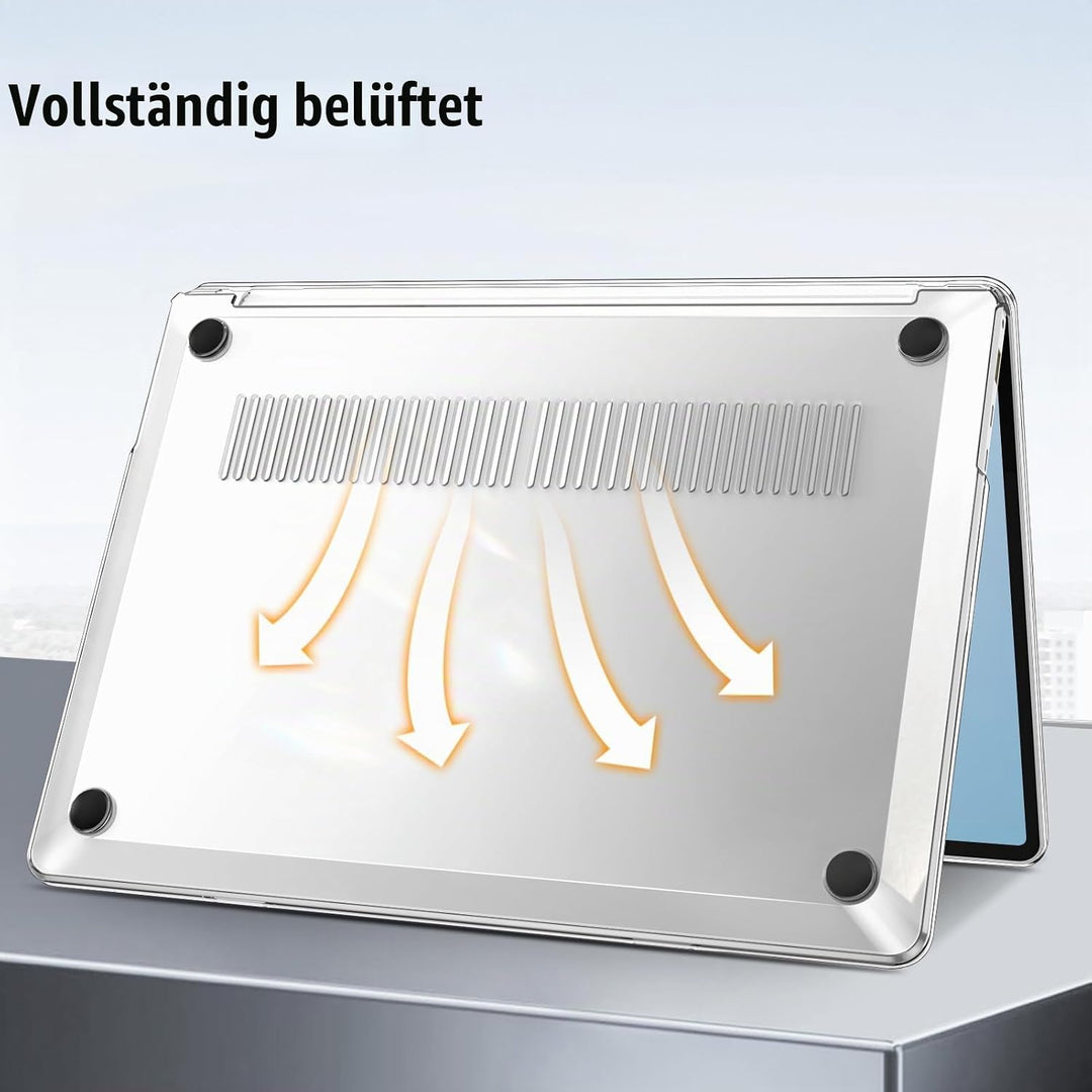 Fintie Hülle Kompatibel mit 15 Zoll Microsoft Surface Laptop 7, Ultradünne Hartschale Schutzhülle Sn