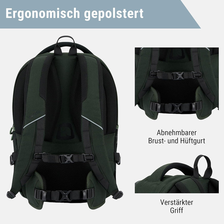 AUDETIC Schulrucksack Mädchen & Jungen Teenager - Cosmo - Schulranzen für Klasse 5 - Ergonomische Sc