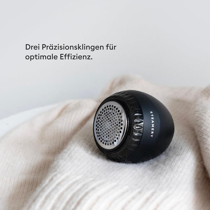 Pilo 1 Stoffrasierer für Kleidung und Textilien von Steamery, 5W, tragbar, wiederaufladbar, ergonomi