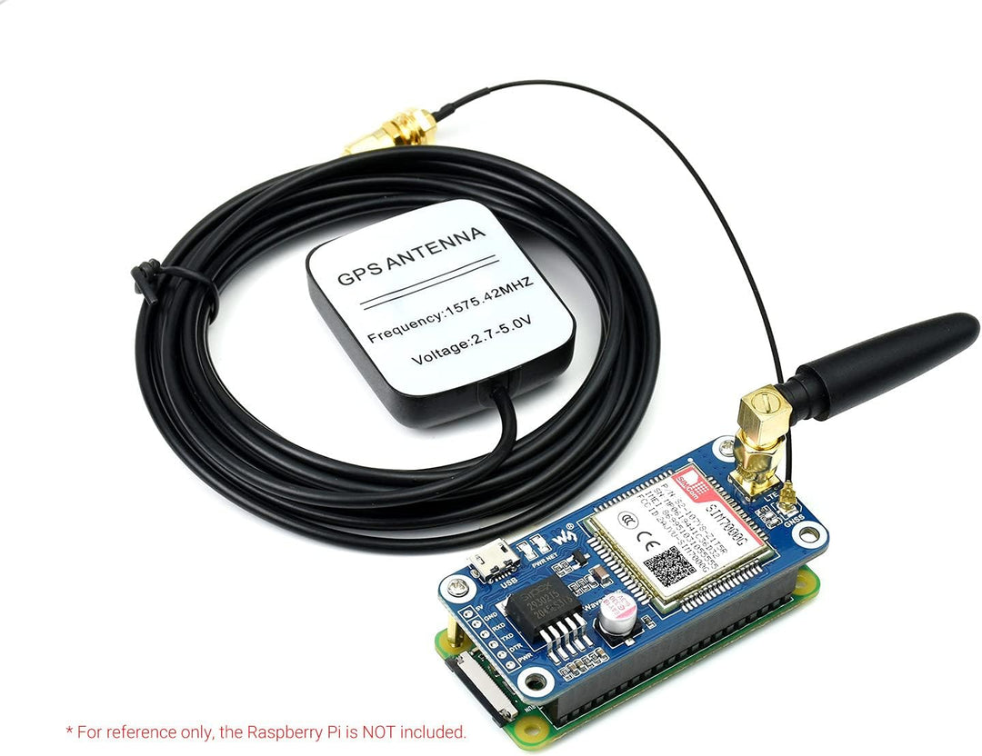 SIM7000G NB-IoT/Cat-M/Edge/GPRS HAT for Raspberry Pi Series, Low Power Narrow Band Cellular IoT Comm