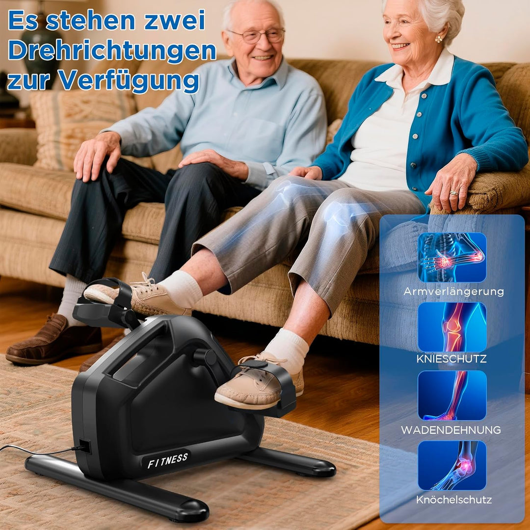 Pedaltrainer, Gelenkschonender Pedaltrainer für Senioren , Sitzfahrrad Bewegungstrainer,Bürofahrrad