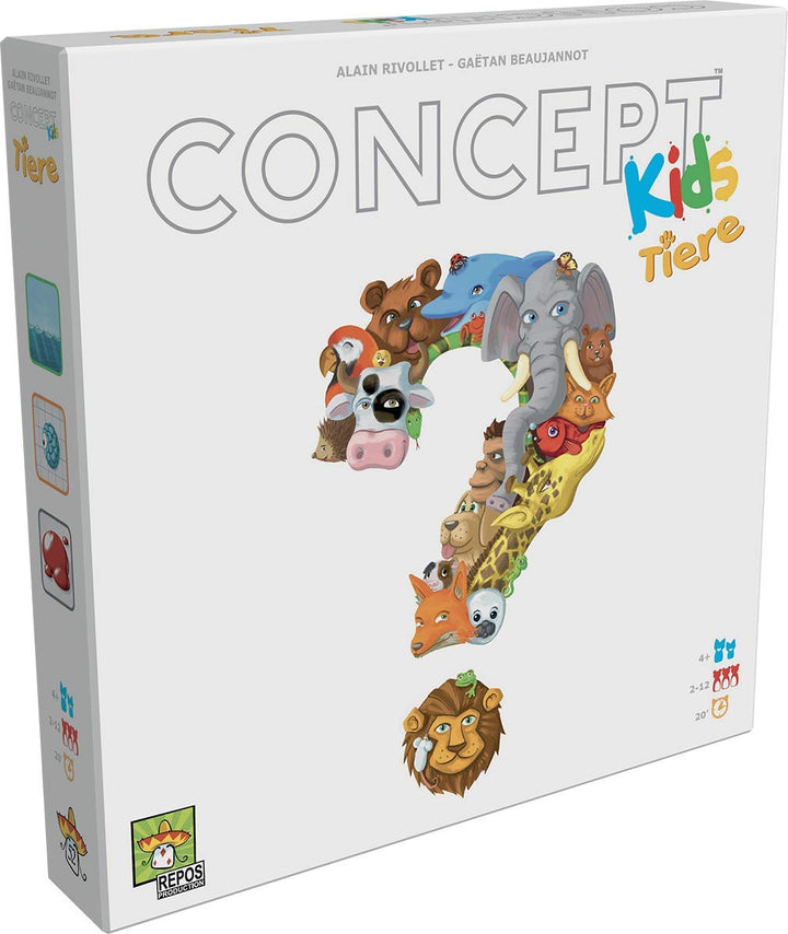 Repos Production, Concept Kids: Tiere, Kinderspiel, Ratespiel, 2-12 Spieler, Ab 4+ Jahren, 20+ Minut