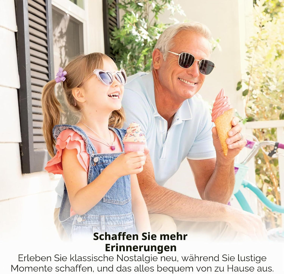 Ninja CREAMi Swirl Eis- und Soft-Serviermaschine, Sorbet, Milchshake, gefrorener Joghurt, kalorienar