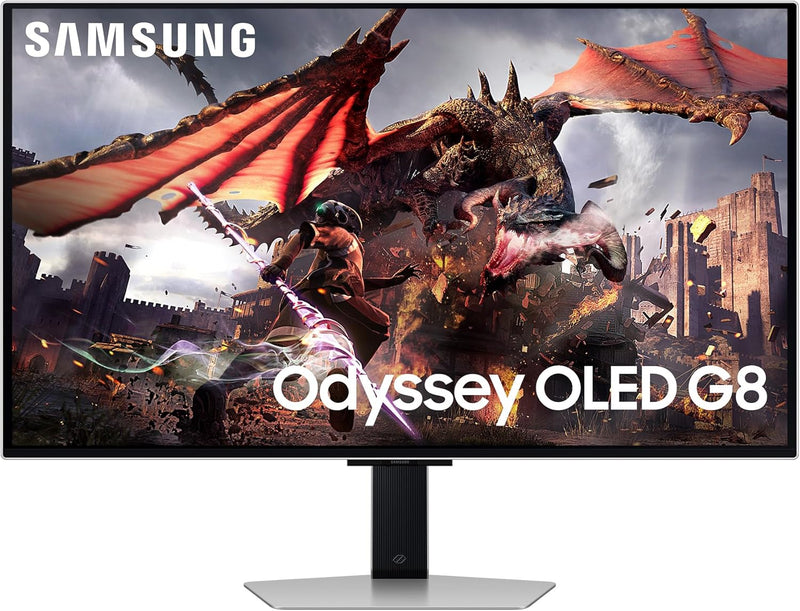 Samsung Odyssey G80SD OLED Gaming Monitor, 32 Zoll, 4K AI Upscaling, UHD Bildschirm, 3.840 x 2.160,