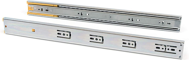 Emuca Seitliche Führungen für Schubladen mit Kugellager 45 mm x 550 mm;5 Stück L 550mm Verzinkt, L 5