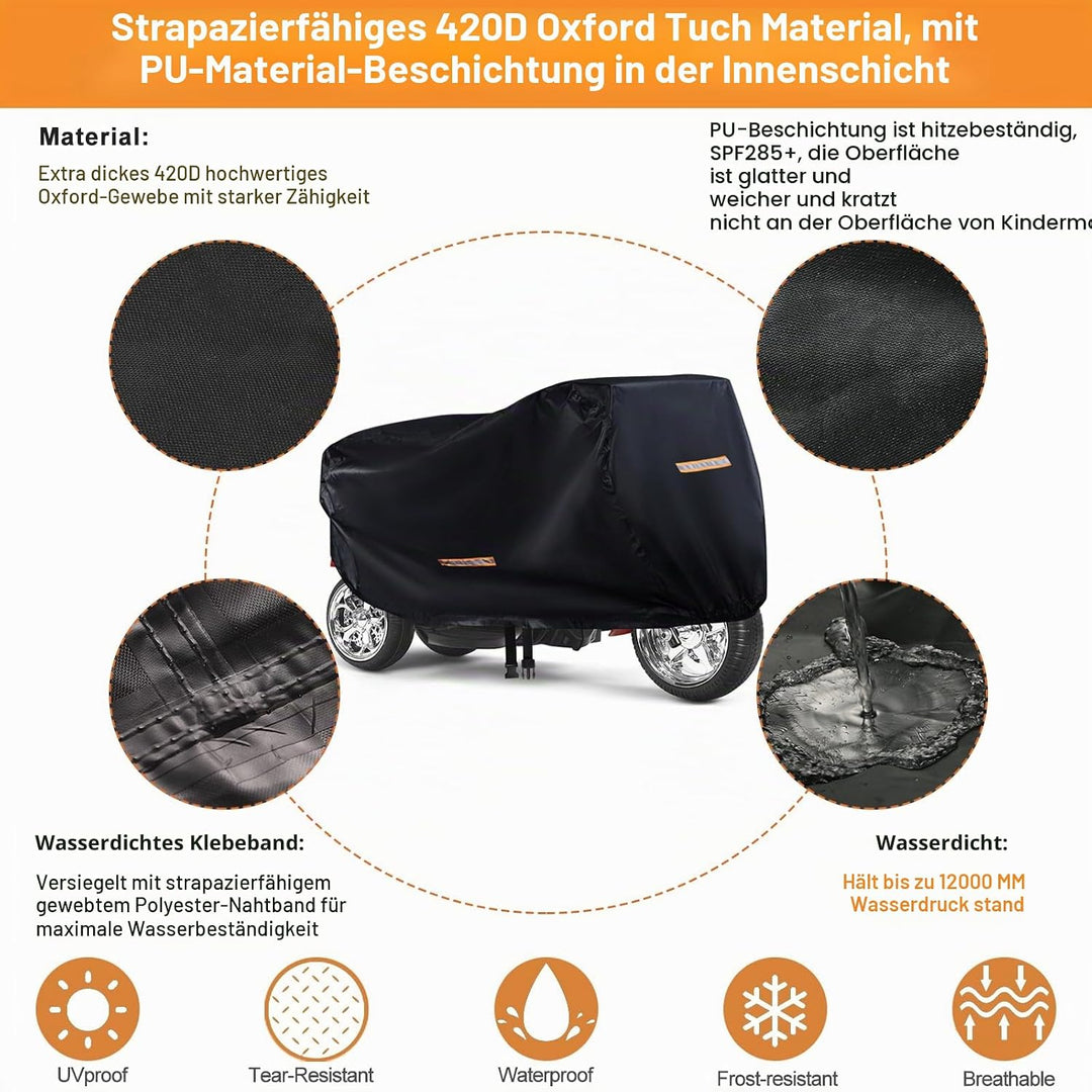 Kinder Autoabdeckung,Grosse Autospielzeugabdeckung,Robuste 420D Universal Autoabdeckung für Kinder E