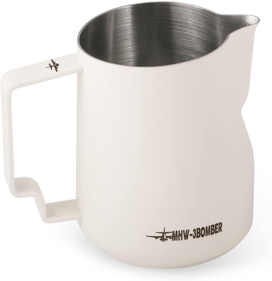 MHW-3BOMBER 450ml(15oz) Milchkännchen Milchkanne Profi, 15oz Milchkännchen Edelstahl für Espresso, C