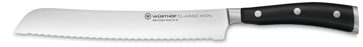 WÜSTHOF Classic Ikon Bread Knife, 20 cm, Black Schwarz 20 cm Brotmesser, Schwarz 20 cm Brotmesser