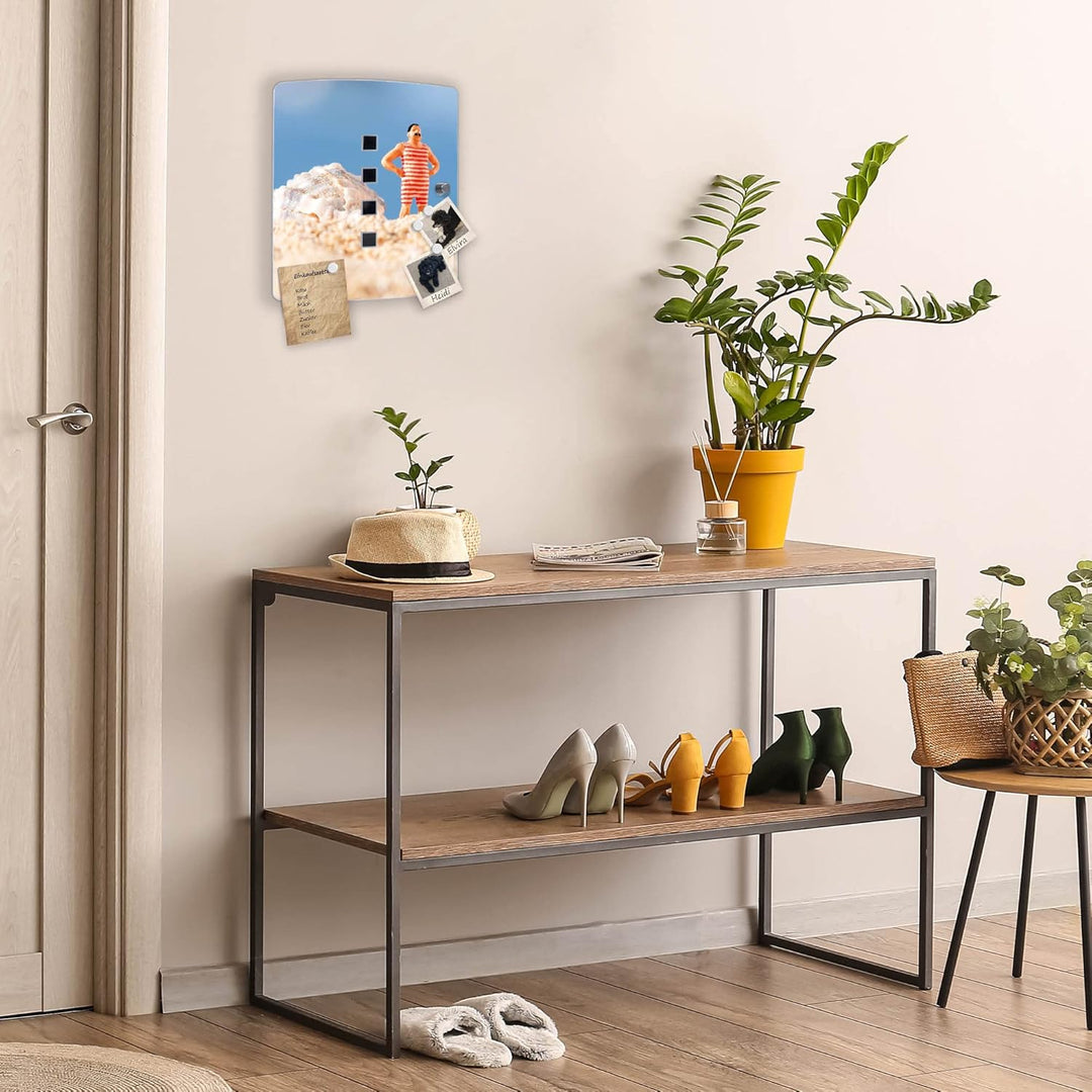 banjado Design Schlüsselkasten aus Edelstahl für 10 Schlüssel/Schlüsselschrank zur Schlüssel Aufbewa