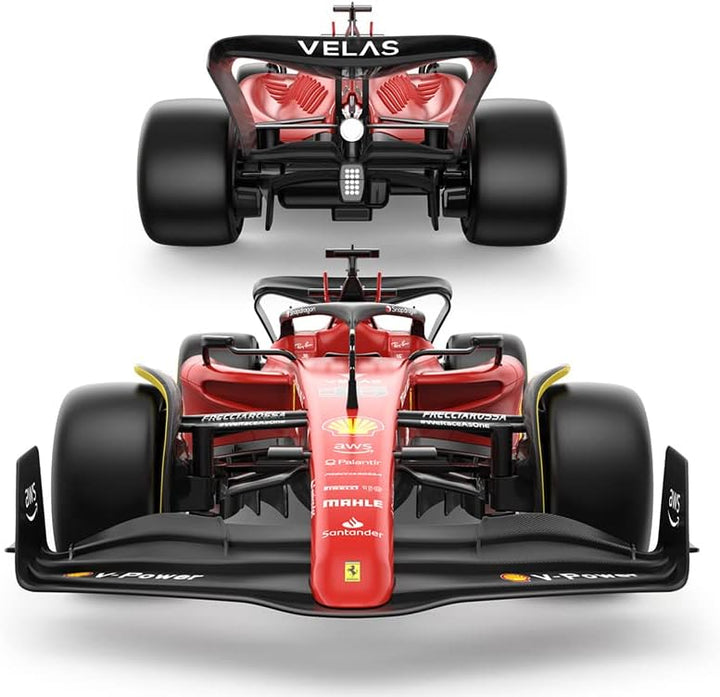 Ferrari F1 F1-75 RC Auto (1:18 Skala) - Fernbedienungsauto für Formel 1 der Saison 2022 Fahrer - Cha