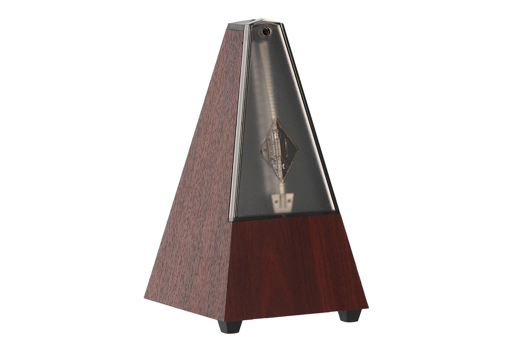Wittner Metronom 816K Kunststoffgehäuse mit Glocke Taktell Pyramidenform schwarz, schwarz