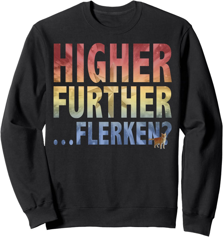 Marvel Captain Marvel Goose Higher Further Flerken? Logo Sweatshirt