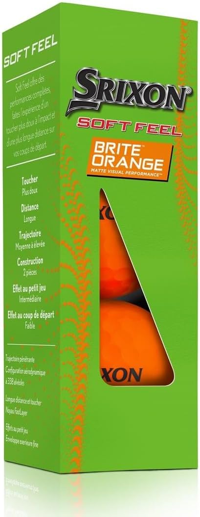 Srixon Soft_Feel_13_Brite Golfbälle Uniq Size Orange, Uniq Size Orange