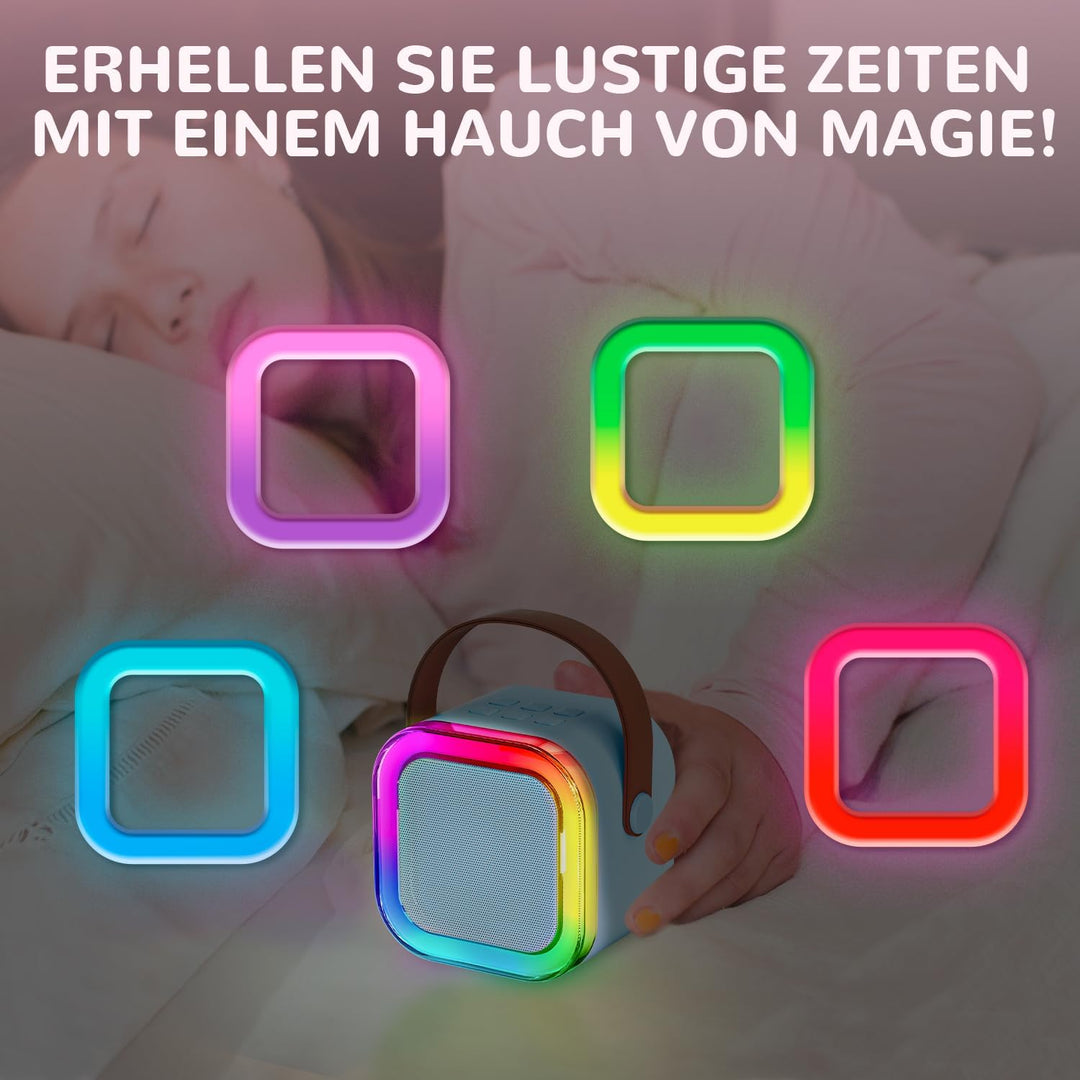 Karaoke Machine Kinder mit Karaoke mikrofon Kinder: Wowstar Kinder Karaoke mit Mikrofon - Mini Karao