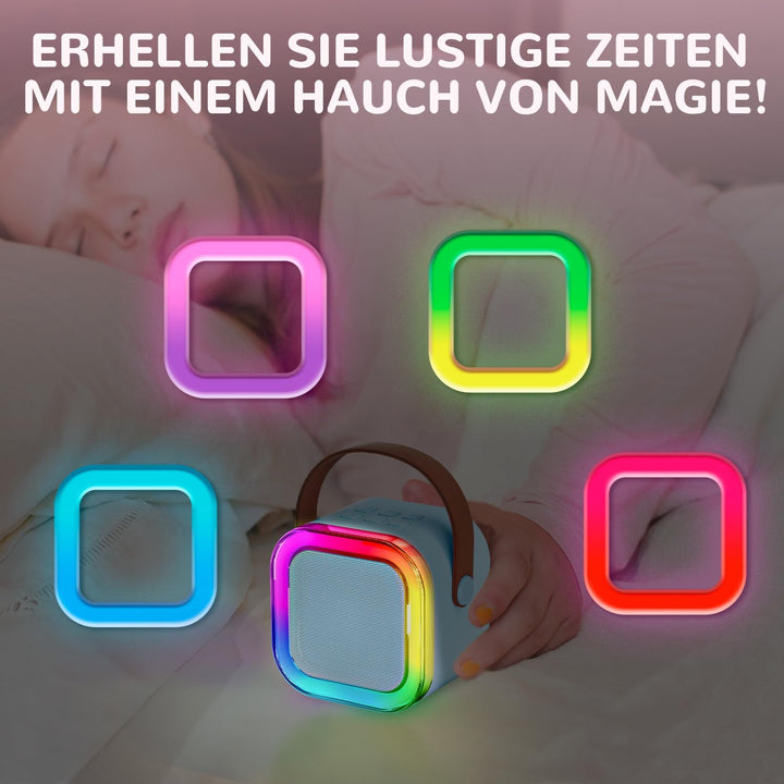 Karaoke Machine Kinder mit Karaoke mikrofon Kinder: Wowstar Kinder Karaoke mit Mikrofon - Mini Karao