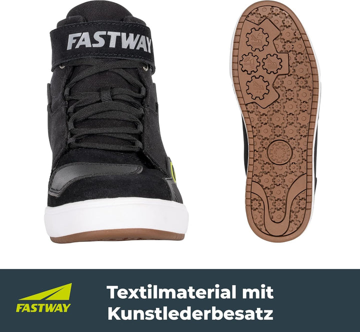 FAST WAY City Uni 221 Motorrad Schuhe Herren & Damen, Motorradschuhe mit CE Zertifizierung, Bequeme